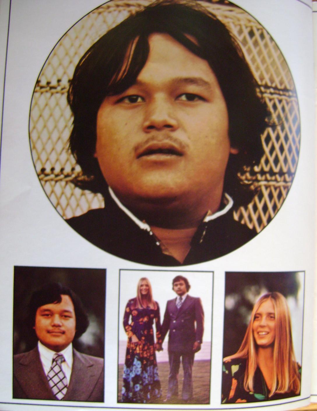 Prem Rawat aka Maharaji aka Guru Maharaj Ji the Perfect Master With His Wife Durga Ji 1974 Prem Rawat aka Maharaji aka Guru Maharaj Ji the Perfect Master With His Wife Durga Ji 1974