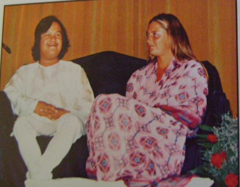 Prem Rawat aka Maharaji aka Guru Maharaj Ji With His Wife Durga Ji 1974 Prem Rawat aka Maharaji aka Guru Maharaj Ji With His Wife Durga Ji 1974