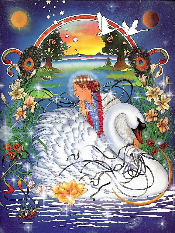 Durga Ji and the Swan