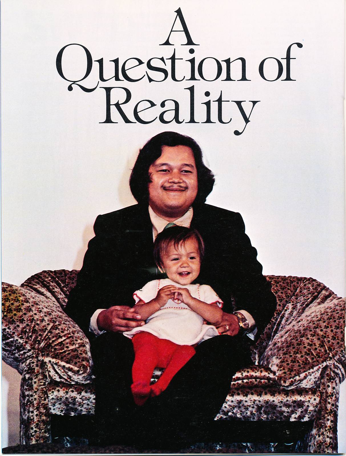 A QUESTION OF REALITY A QUESTION OF REALITY