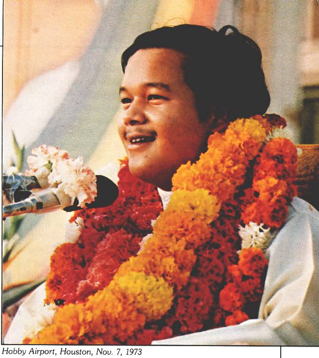 Prem Rawat Inspirational Speaker at Hobby Airport, Houston, Nov. 7, 1973 Prem Rawat Inspirational Speaker at Hobby Airport, Houston, Nov. 7, 1973
