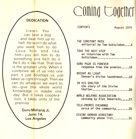 Coming Together magazine