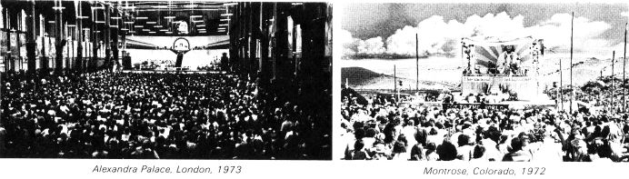 Guru Puja: Alexandra Palace, London, 1973 - Montrose, Colorado, 1972
