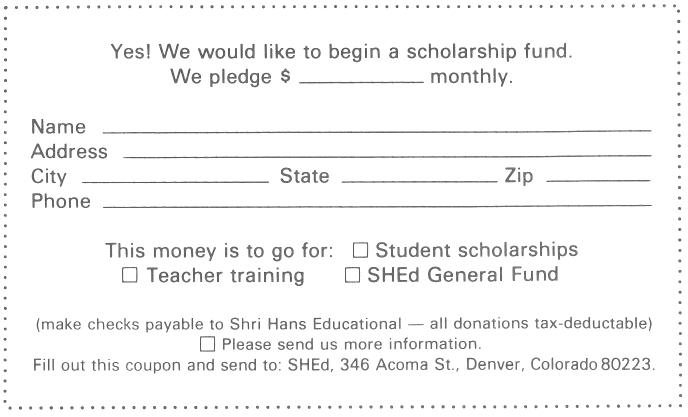 Scholarship