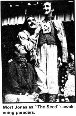 Mort Jonas as 'The Seed': awakening paraders.