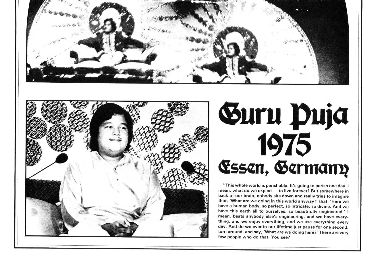 Prem Rawat: Divine Times magazine