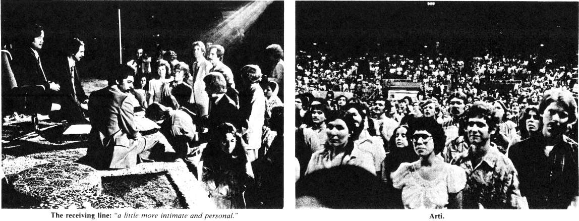 Ted Tannenbaum meets with Civic Center staff: He had an idea that they too should become part of the staff, the enthusiasm of the program, and get as much out of the evening as they could.