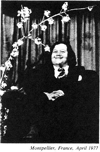 Prem Rawat Inspirational Speaker the Lord of the Universe in Montpellier France April 1977