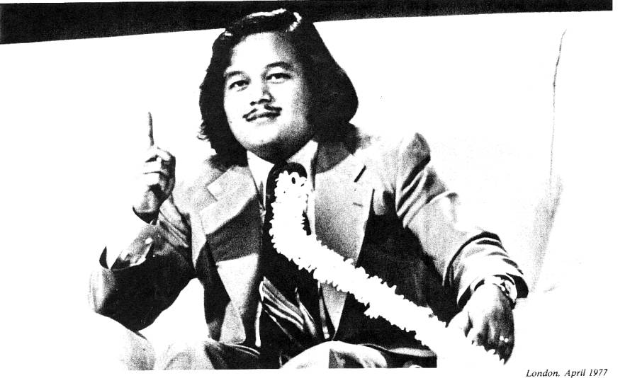 Prem Rawat Inspirational Speaker the Lord of the Universe in Montpellier France April 1977