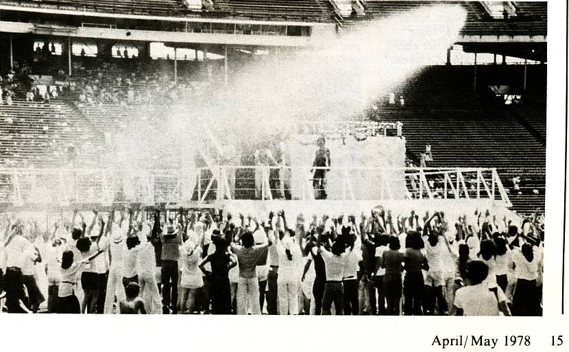 Prem Rawat Inspirational Speaker At The Holi Festival Orange Bowl, Miami, Florida, March 1978