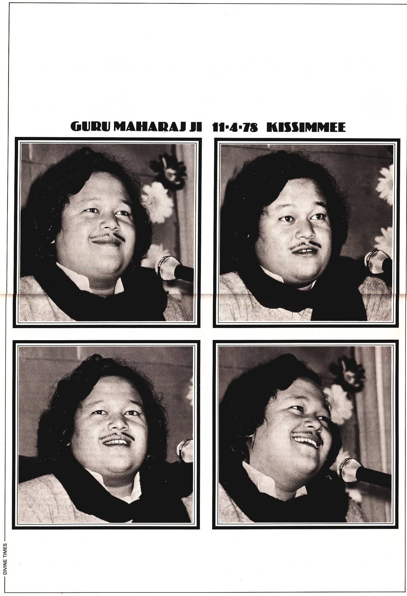 Prem Rawat Inspirational Speaker On Stage at Hans Jayanti 1978 Prem Rawat Inspirational Speaker On Stage at Hans Jayanti 1978