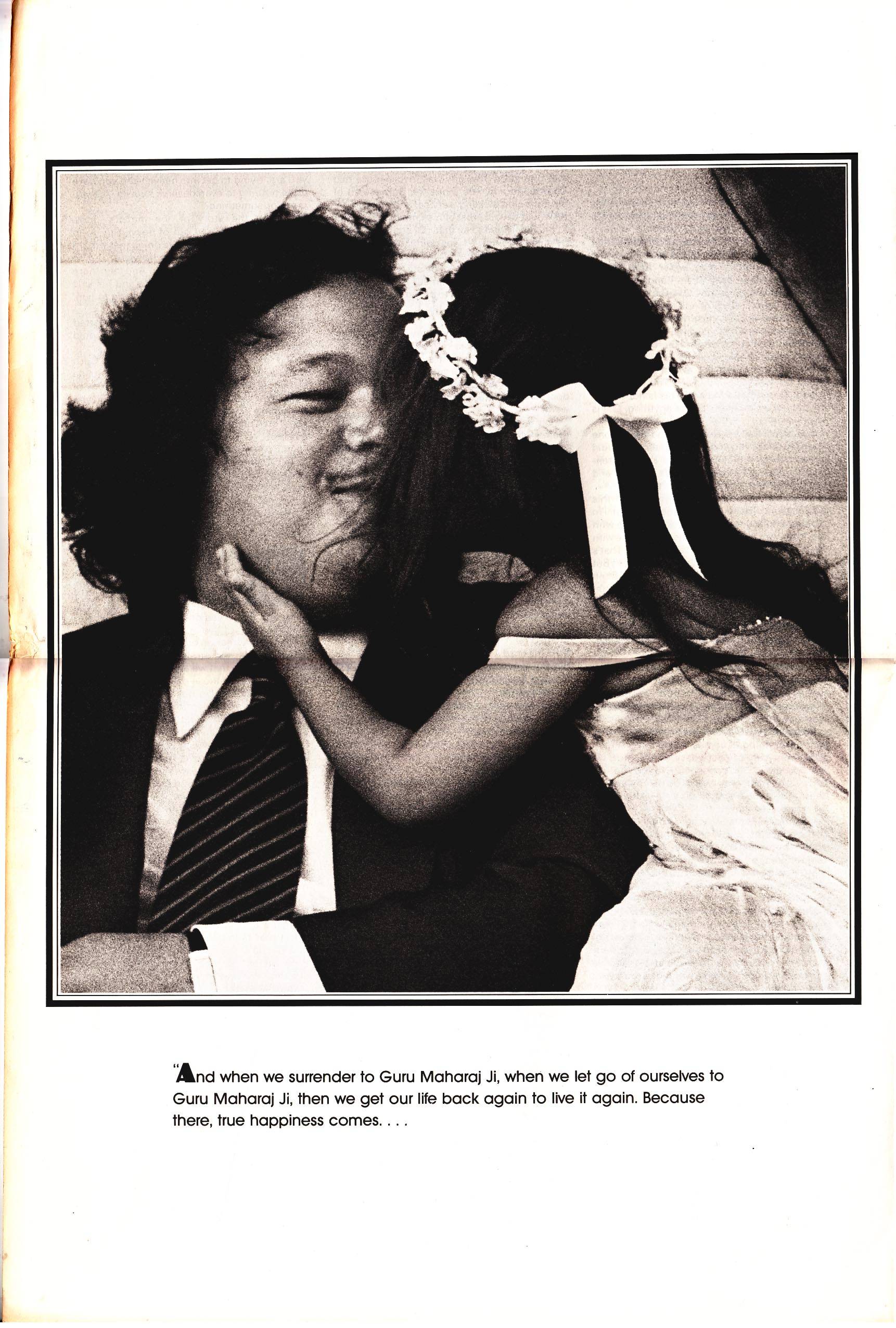 Prem Rawat Inspirational Speaker On Stage at Hans Jayanti With Daughter 1978 Prem Rawat Inspirational Speaker On Stage at Hans Jayanti With Daughter 1978