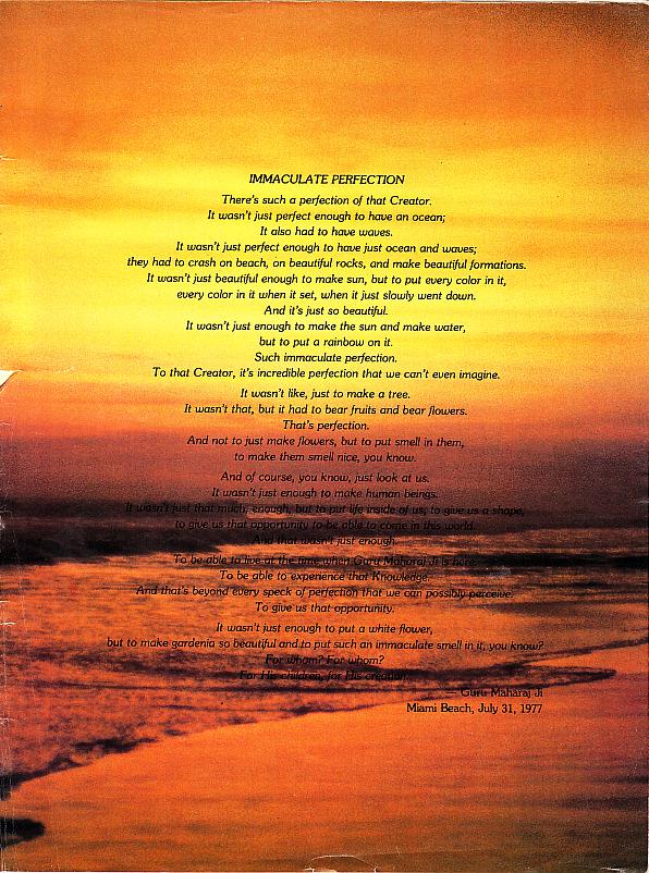 Immaculate Perfection