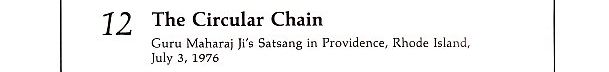 The Circular Chain