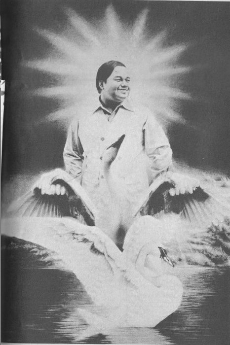 Idealised portrait of Prem Rawat aka (Guru) Maharaji in 1974
