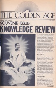 Golden Age Magazine About Prem Rawat aka Maharaji