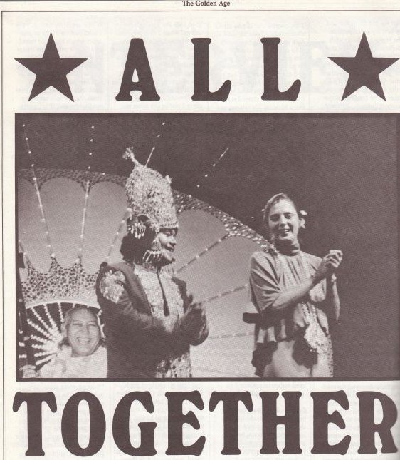 Prem Rawat Inspirational Speaker On Stage With His Wife Durga Ji (Marolyn Rawat nee Johnson)