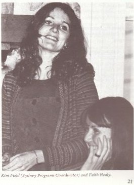 Kim Field (Sydney Programs Coordinator) and Faith Healy