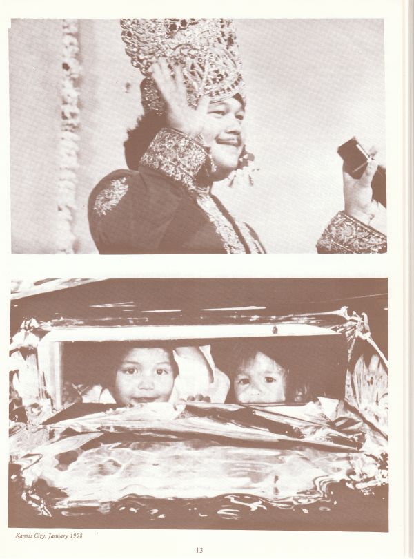 Prem Rawat aka Maharaji dressed as the God Krishna in Kansas City, January 1978 Prem Rawat aka Maharaji dressed as the God Krishna in Kansas City, January 1978