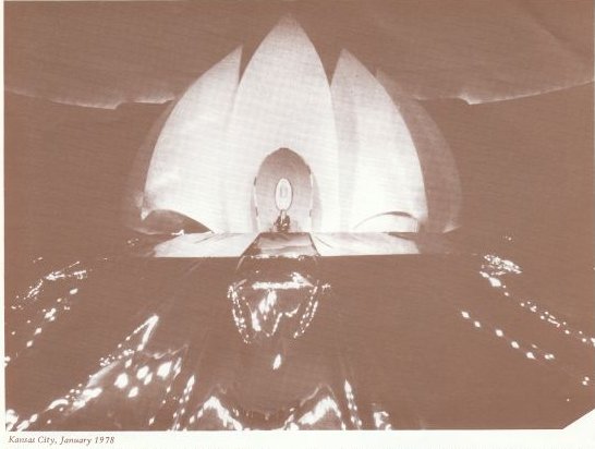 Prem Rawat aka Maharaji on a rather strange stage set in Kansas City, January 1978 Prem Rawat aka Maharaji on a rather strange stage set in Kansas City, January 1978