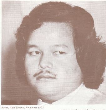 Prem Rawat aka Maharaji in Rome - Hans Jayanti festival in November, 1977