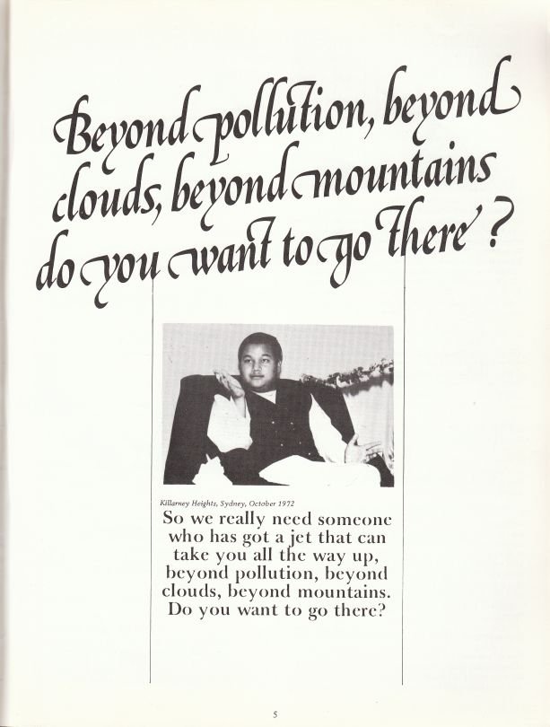 Beyond pollution, beyond clouds, beyound mountains, do you want to go there?