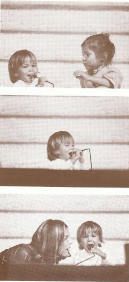 Prem Rawat's children on stage in 1978