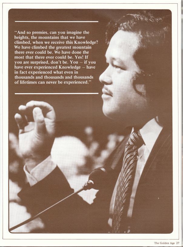 And so premies, can you imagine the heights, the mountains that we have climbed, when we receive this Knowledge?