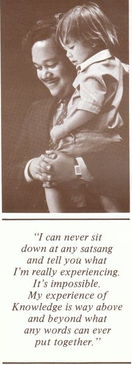 Prem Rawat Inspirational Speaker With Son 1978