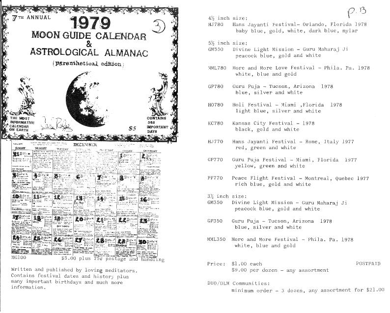 Grace Associates United Mail Order Catalog, Summer 1981