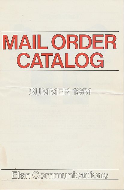 Summer '81 catalogue