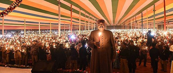 Satpal Maharaj with a Few Followers