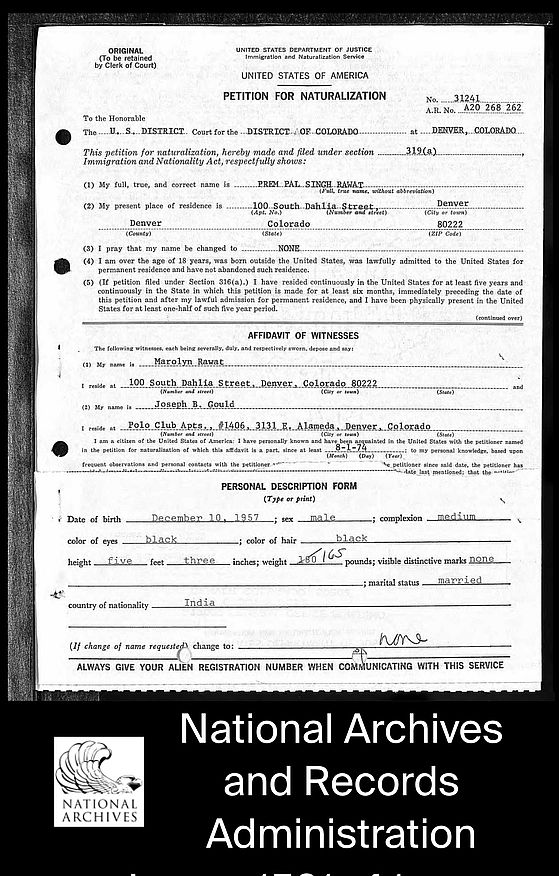 Naturalization Certificate