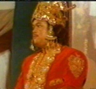 Satguru Maharaji (Prem Rawat) Dressed as Krishna On Throne
