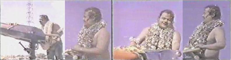 Prem Rawat (Maharaji with Giant Holi Water Pistol