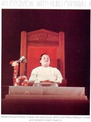 Maharaji aka Prem Rawat, The Only Perfect Master