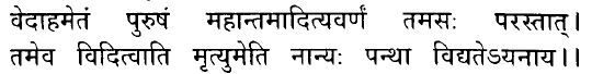 Hindi/Sanskrit Quote