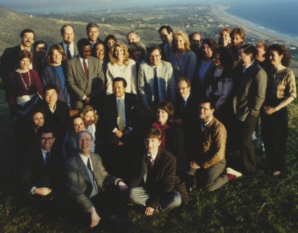 Mike Finch with Prem Rawat (Maharaji) and Initiators