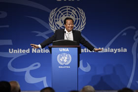 Maharaji at the United Nations Association of Malaysia