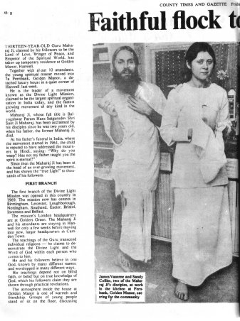 Faithful flock to see boy Guru