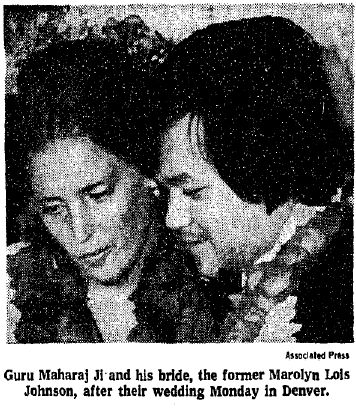 New York Times: Maharaj Ji Weds His Secretary