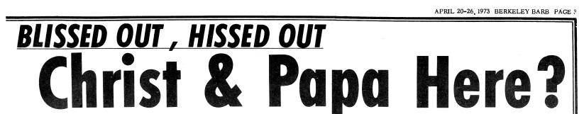 BLISSED OUT, HISSED OUT