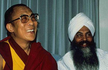 With Dalai Lama