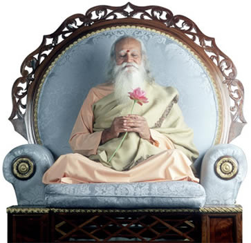 Satchidananda On Throne