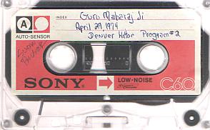 Denver Colorado, April 29th 1974