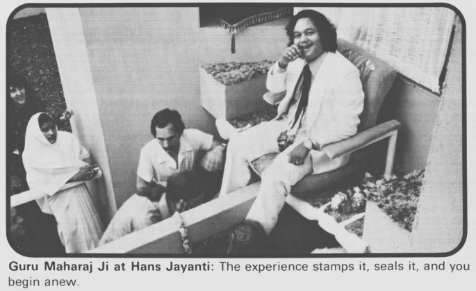 Prem Rawat's Dual Darshan Line 1975